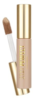 Flormar Stay Perfect Concealer – correttore liquido con applicatore jumbo – copriocchiaie correttore occhi idratante e coprente, texture cremosa & lunga tenuta – ideale per trucchi donna, 005 Beige