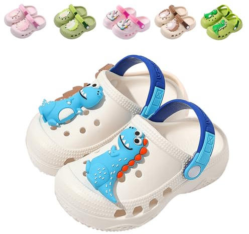 Mules Sabots Enfant Dinosaure Sandales de Plage Été pour Fille Garçon Clogs