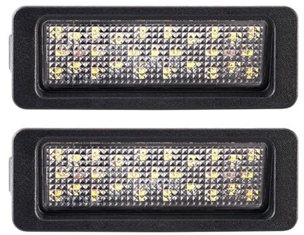 AutoStyle Set LED License Plate Lights compatible with Volvo V40 2012-2019
