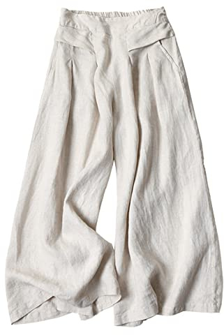 Femme Harem Pantalon Yoga Sarouel Legers Hippie Baggy Léger Taille Haute avec Poches Été Plage Pantalon Aladin Jogging - XL