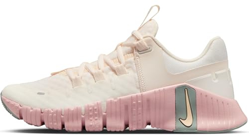Nike Trainingsschuh W Free Metcon 5, Helles Elfenbein Pfirsich Helles Silber, DV3950-102, 44.5 EU (12 US)