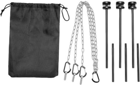 Reykentu Barbecue amovible Barbecue vertical à trois pieds Support de barbecue noir Plaque de cuisson extérieure