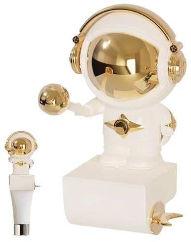 Toothpaste Tube Squeezer - Astronaut Shaped Tube Roller, Heavy Duty Face Wash Gel Holder and Hand Cream for Adults Bathroom