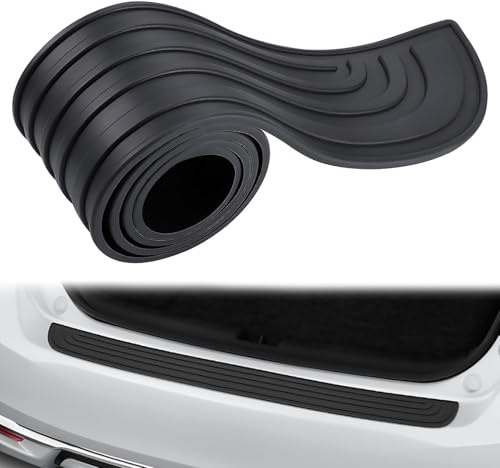 Protector de Parachoques Trasero de Fibra Carbono para Toyota Corolla Touring Sports (2023 2024) Protección Borde de Carga,Protector Parachoques Coche Coche,A