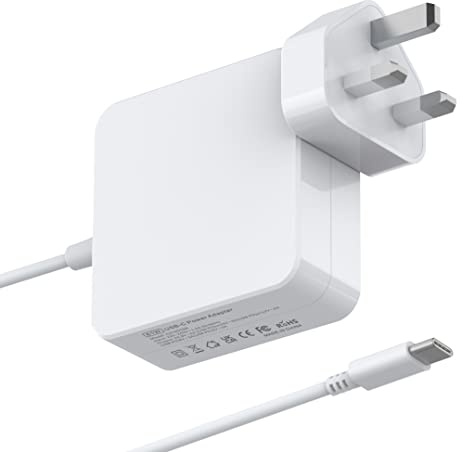 BIUBOTY 61W USB C Fast Charger Compatible with MacBook Pro 13/14/ 15/16 inch MacBook Air 2020/2019/2018 iPad Pro and more USB Type C Devices