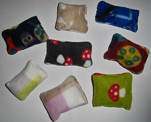 Kreativwerkstatt 2 Baldriankissen für Katzen Katzenkissen Katzenspielzeug mit Baldrian 2er Set