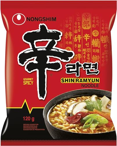 NONGSHIM - Instantnudeln Shin Ramyun - 6 X 120 GR - Multipack