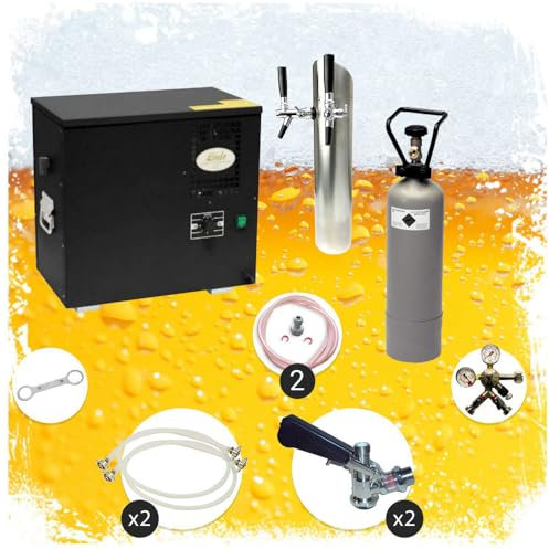 ich-zapfe Spillatore Birra, AS-40, Motore refrigerante a 2 Linee, Keg:Senza, Keg 2:Senza
