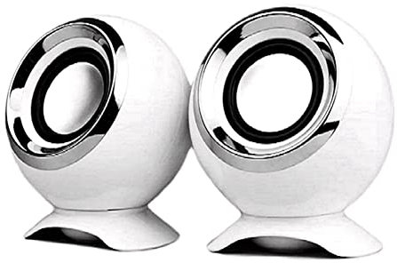 Seprendi Altoparlanti per computer portatili per PC portatili, USB 3,5 mm, cablate, riproduzione musicale, HIFI stereo, con microfono, per computer portatili TablePC, colore