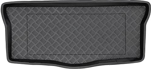 MOTOS Tapis de coffre en PE pour Peugeot 107 2005-2014 Rendez votre voyage plus confortable grâce à ce tapis de voiture durable - Tapis de coffre de voiture tout temps, protection contre les salissure