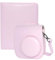 Aisnyho Instant Camera Case with 256 Pockets Photo Album for Instax Mini 12 11 9 8 Camera (Blossom Pink)