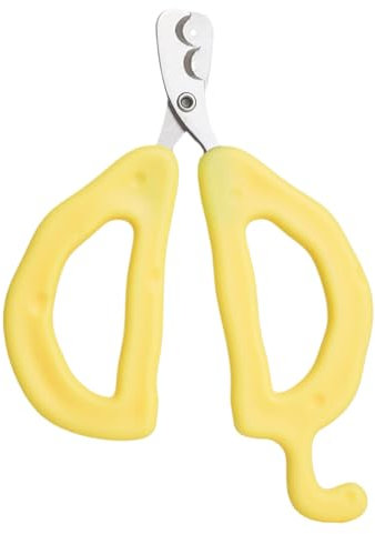 fayarrd Ciseaux à griffes pour chat | Ciseaux de toilettage pour animaux de compagnie avec design à double trou – Pince d'entretien à double trou pour l'entretien des griffes pour chiots, chatons