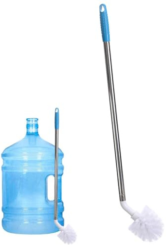 Renchey Cepillo de Limpieza de Botellas de galón, Cepillo de Limpiador de Botellas de galón - Cepillos de Jarra de galones en Forma de L de 24 Pulgadas de Largo - Herramienta de Limpiador de