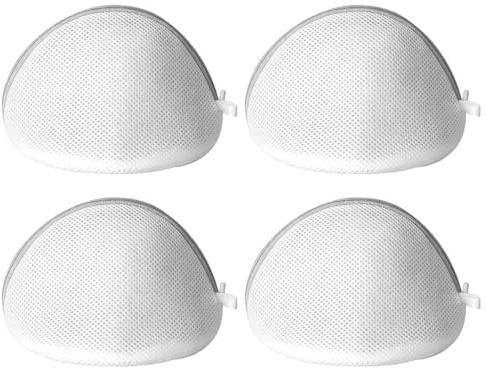 Juego de 4 redes de lavandería para lavadora, bolsas de lavandería y bolsa de lavandería, lavadora para sujetadores, ropa interior y calcetines, red de lavado con sujetador pequeño, bolsas de