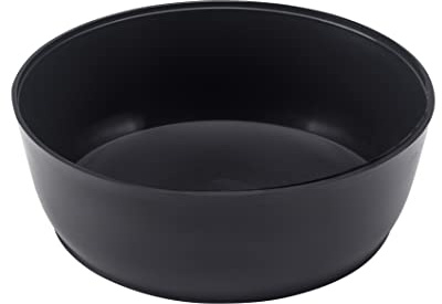 Meister Bécher en plâtre Meister Ø 150 x 50 mm - noir - forme cylindrique - conception rigide - plastique robuste - pour mélanger le plâtre, la charge, etc. / godet à mélanger / bol à plâtre / 4302000