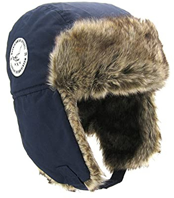Générique Chapka d’Hiver Casquett Enfant Garçon Fille Chapeau de Trappeur Chaud Bonnet de Russe Bonnet Aviateur pour Ski Snowboard (4-6ans)