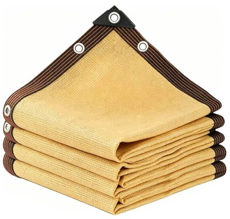Red de Sombra, Malla Sombra 85% UV Toldo Vela de Sombra, PañO de Sombra Invernaderos Cortavientos para Cubrir con Ojales, para Invernadero/Jardín/Pérgola/Patio Césped
