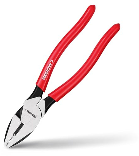 ARROW 8 High Leverage Linemans Pliers, Side Cutters, Linesman Pliers