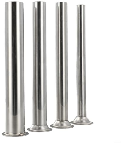 Tubi per salsicce in acciaio inox, 4 misure, per tutte le ricette di carne fatte in casa (3,8 cm)