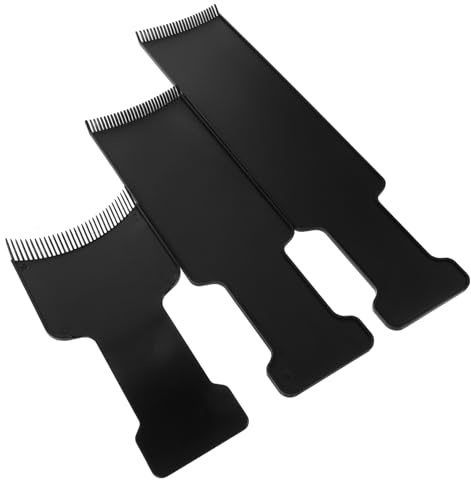 minkissy 3piezas Tinte Resaltado Tablero De Balayage Paleta Profesional Para Resaltar El Cabello Herramientas Para Teñir El Cabello Casa Kit Para Mechas De Estilista Tablero Para Mezclar