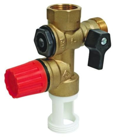 SOMATHERM FOR YOU - Kit Complet de Groupe de Sécurité en Inox pour Eau Agressive - Idéal pour Installations Domestiques et Professionnelles - Résistant et Durable - Taille : 1/2