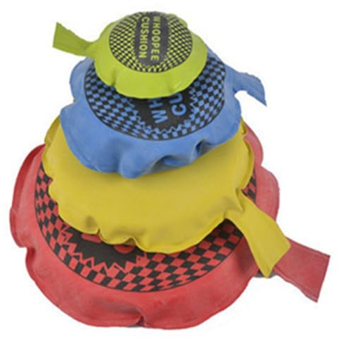 Elyebxj Paquete de 4 Juguetes de Broma con cojín Whoopie con Sonido Realista, cojín de Pedo Divertido de Rebote automático para niños y Adultos (4 tamaños)