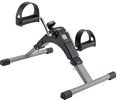 T-LoVendo Mini Bicicleta estática de pedales. Pedaleador. Maquina de ejercicio a pedales. Gimnasia en casa para manos y piernas.