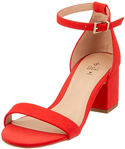 Call It Spring EU Zapatos de tacón para Mujer Mynah Peeptoe, Rojo Salsa 600, 36 EU