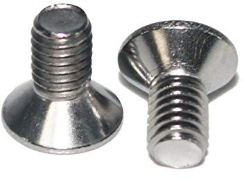 Senkschraube M4 x 10 mm, Edelstahl V2A VA A2, DIN 7991 / ISO 10642, Innensechskant, 100 Stück