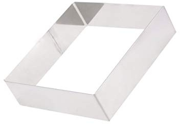 Cabilock Moule à Gâteau Acier Inoxydable Anneau De Mousse Pour Pâtisserie Et Desserts Outil De Cuisine Réutilisable Et Résistant Aux Hautes Températures