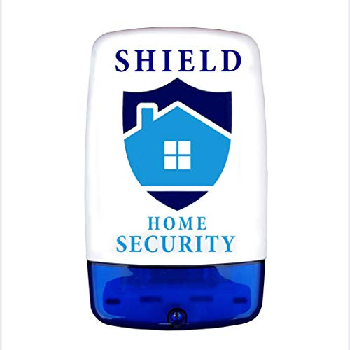 Dummy Alarm Siren with with Screen Printed 'Shield' Company Logo (S)