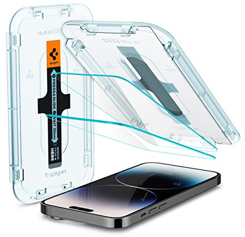 Spigen EZ Fit Tempered Glass Screen Protector for iPhone 14 Pro - 2 Pack
