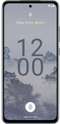 Nokia X30 5G Smartphone, 8GB RAM/256GB ROM, 6.43” FHD+ AMOLED Display, 90Hz refresh rate, 3 years warranty, OS and monthly security updates, 50MP camera, super-fast 33W charging support - Blue