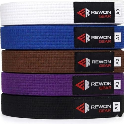 Rewon Gear cinturón jiu Jitsu BJJ, cinturón Artes Marciales Judo Karate Taekwondo, Múltiples Colores