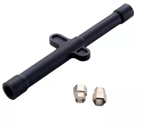 Gettimore Wasserhahn-Steckschlüsselsatz 9/10/11/12 mm Doppelendschlüssel Steckschlüssel Stecknuss für Befestigungsmuttern