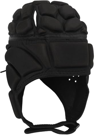 Casco Rugby, Comfortevole Assorbimento Urti, Protezione Testa in Materiale Spugna per Giocatori e Allenamenti