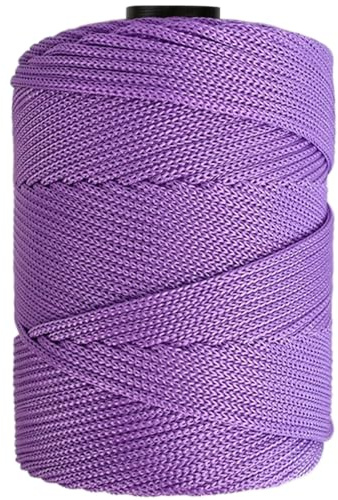 Maxee garn 4 mm x 200 m premium polyester makrame rep polypropylen garn för hantverk heminredning platsplatta axelväska handväska runner nappkedja 31 färg