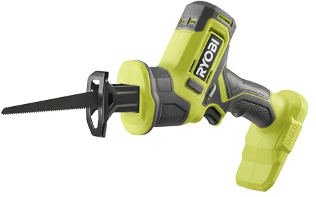 Ryobi Sega a Gattuccio Compatta a Batteria 18V ONE+, Utilizzo One-Handed, Corsa Lama 16 mm, 3000 corse/min, Senza Batteria e Caricatore, R18RSC-0