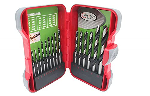 Holz Bohrer Set 15 Stück Holzbohrer von Höfftech