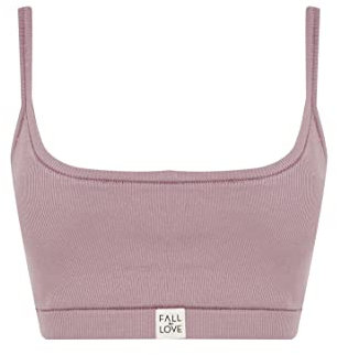 DeFacto Bralette Spitze für Damen - Damen BH Weich und Atmungsaktiv Bra Rose,XL