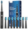 Sonic Electric Toothbrush for Adults and Kids - Rechargeable Sonic Toothbrush with 8 Brush Heads, 120 Days of Use with 3-Hour Fast Charge, 5 Modes with 2 Minutes Built in Smart Timer, Gift for Family