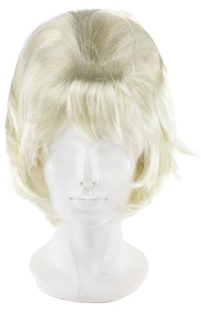 Blond bikupa peruk - livfull blond bikupa-peruk - TV-film för damer maskeraddräkt tillbehör