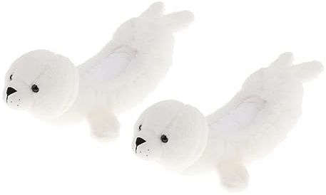 Timcryxient Copri lama per pattini da ghiaccio in morbido peluche per sport uomo donna allenamento sigillo 35 cm