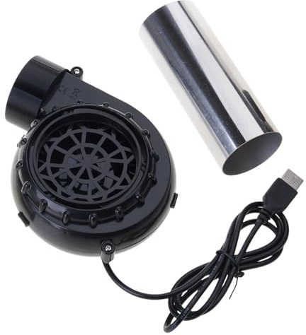 pumpumlia USB5V - Soffiatore per barbecue con cavo USB portatile ventilatore a soffietto strumento per cucinare all'aperto e campeggio barbecue Fan Gadget