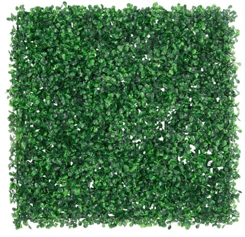 Generico Recinzione Foglie Arbusti Artificiali 24 pz Verde 50x50 cm,10.3kg,366635