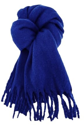Generisk mössa halsduk gul Glory Max unisex vinterhalsduk, enfärgad, känns mjuk, klassisk, 90 servisservetter, BU3, One size