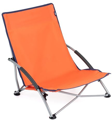 Yello Low Folding Beach Chair with Carry Bag Highlights : Lightweight Camping Seat, Compact with Armrests