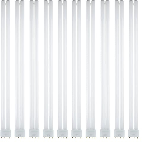 Sunlite FT40DL/830 Twin Tube Compact Fluorescent Lamp, FT 4-Pin, 40 Watts, 3150 Lumens, 3000K Warm White, 4-Pin (2G11) Base, ROHS Compliant, 10 Pack