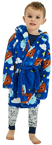 Boys Hey Duggee Dressing Gown Bathrobe Character Wear (Hey Duggee, 2-3 Years)