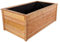 Gartenwelt Riegelsberger Modernes Hochbeet 140x60 cm Höhe 73 cm aus Lärchenholz 27 mm glatt Gemüsebeet Gartenbeet Kräuterbeet